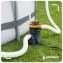 Kép 2/13 - Powermat Medence szűrő szivattyú + 2 db szűrő + tömlők 37-130 cm, nagy készlet, 1250 L/H