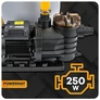Kép 12/13 - Powermat Homokszűrős szivattyú úszómedencéhez, 7900 l/h, 250W, PM-PPDB-250J 