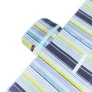 Kép 4/6 - Strandszőnyeg XXL strand piknik takaró 200 x 200 cm kék csíkos