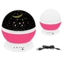 Kép 3/6 - Forgó Csillagfényes éjjeli lampa, pink