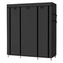 Kép 6/6 - EasyUP XXL nagyméretű mobil gardróbszekrény, 170 x 170 x 40 cm, sötét szürke