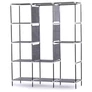 Kép 5/11 - EasyUP Mobil gardróbszekrény, 170 x 130 x 45 cm, szürke