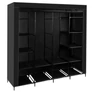 Kép 2/8 - EasyUP XXL mobil gardróbszekrény, 170 x 170 x 40 cm, sötét szürke