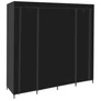 Kép 3/8 - EasyUP XXL mobil gardróbszekrény, 170 x 170 x 40 cm, sötét szürke