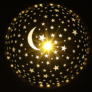 Kép 2/5 - Forgó Csillagfényes éjjeli lámpa, fehér