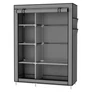Kép 4/5 - EasyUP Mobil gardróbszekrény, 168 x 88 x 45 cm, szürke