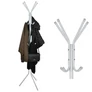 Kép 3/6 - Stabil erős Fém Praktikus mobil ruhafogas, 175 cm magas, 32 mm, csővastagság, fehér