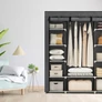 Kép 4/10 - EasyUP Nagyméretű XL Mobil gardróbszekrény, 172 x 148 x 42 cm, RT