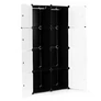 Kép 4/10 - HÖGLER Moduláris Push-Fit Gardróbszekrény, fekete, 140 x 74 cm, 8 modul 