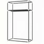 Kép 6/8 - EasyUP Mobil gardróbszekrény, 152 x 60 x 45 cm, szürke