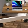 Kép 5/11 - Prémium laptoptartó állvány, állítható magasság 60-90 cm, gurulós