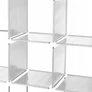 Kép 4/8 - EasyUP XXL nagyméretű mobil gardróbszekrény, 170 x 165 x 45 cm, fekete, RT