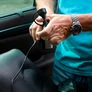 Kép 3/7 - Elektromos pumpa matracokhoz, 240/12 V hálózatról + szivargyújtóról működtethető, RT