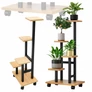 Kép 1/5 - Loft Skandináv stílusú Fém bambusz mintás modern 4 részes virágtartó állvány 85 x 34 x 23 cm