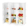 Kép 4/5 - HÖGLER Moduláris Push-Fit Állatos gyerek gardróbszekrény, 109 x 109 cm, 9 modul 
