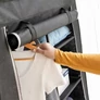 Kép 4/11 - EasyUP Mobil gardróbszekrény 170 x 90 x 45 cm szürke RT
