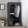 Kép 7/11 - EasyUP Mobil gardróbszekrény 170 x 90 x 45 cm szürke RT