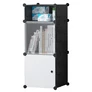 Kép 2/9 - HÖGLER ELEGANCE Moduláris Push-Fit éjjeliszekrény fekete 91 x 37 x 39 cm
