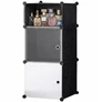 Kép 7/9 - HÖGLER ELEGANCE Moduláris Push-Fit éjjeliszekrény fekete 91 x 37 x 39 cm