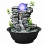 Kép 3/10 - Dekoratív asztali Feng Shui, Szökőkút-csobogó gömb LED lámpa