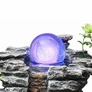 Kép 5/10 - Dekoratív asztali Feng Shui, Szökőkút-csobogó gömb LED lámpa