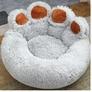 Kép 3/7 - NUXIE® macska kutya ágyszőnyeg Mancs formájú puha bozontos párna, XL 55cm