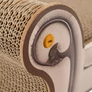 Kép 3/8 - NUXIE® karton macskakaparó ágy kanapé, 60cm