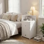 Kép 8/8 - HÖGLER ELEGANCE Moduláris Push-Fit nyitott éjjeliszekrény fehér 73 x 39 cm