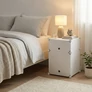 Kép 2/9 - HÖGLER ELEGANCE Moduláris Push-Fit éjjeliszekrény fehér 57 x 39 cm