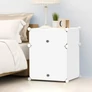 Kép 8/9 - HÖGLER ELEGANCE Moduláris Push-Fit éjjeliszekrény fehér 57 x 39 cm