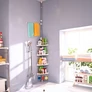 Kép 4/6 - Fürdőszobai állítható teleszkópos sarokpolc, 230-292 cm