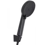 Kép 3/4 - Matt fekete nagyméretű, 110 mm átmérőjű kézi Zuhanyfej, 150 cm hosszú PVC csővel