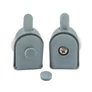 Kép 6/10 - Zuhanykabin görgők - 8 db-os készlet, 1 görgős, 4-6 mm vastagságú üveghez