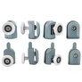 Kép 7/10 - Zuhanykabin görgők - 8 db-os készlet, 1 görgős, 4-6 mm vastagságú üveghez