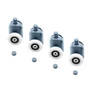 Kép 5/8 - 8 db zuhanykabin görgő (4 db szimpla + 4 db dupla kerék), 4-6 mm vastagságú üveghez, IT
