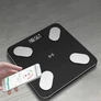 Kép 5/7 - Okos fürdőszoba mérleg Bluetooth funkcióval, 180 kg teherbírás, HT