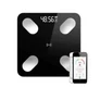 Kép 7/7 - Okos fürdőszoba mérleg Bluetooth funkcióval, 180 kg teherbírás, HT