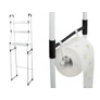 Kép 2/9 - Fürdőszobai aluminium tároló állvány, WC-hez , 3 polcos, 157 x 46 cm