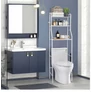 Kép 5/7 - Fürdőszobai fém tároló állvány WC-hez 3 polcos 160 x 47 x 25 cm RT