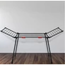 Kép 7/9 - Masszív fém Összecsukható ruhaszárító zoknicsiptetővel 154 x 59 x 108 cm fekete