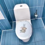 Kép 6/8 - Kényelmes Puha kagyló mintás WC-ülőke, higiénikus, csendes mechanizmussal