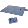 Kép 2/4 - Vízálló strand és piknik takaró, 130 x 150 cm - kék