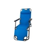 Kép 3/9 - Masszív, kényelmes zéró gravitációs kemping szék, napozószék, fejtámlával, kék