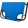 Kép 6/9 - Masszív, kényelmes zéró gravitációs kemping szék, napozószék, fejtámlával, kék