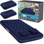 Kép 1/8 - Bestwax Dupla 2 személyes vendégágy, 2 db párnával és pumpával, 203 x 152 x 22 cm