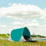 Kép 3/6 - Pop-up strandsátor, 145x100x70 cm-es, türkiz-szürke