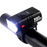 Kép 2/12 - Extra Erős fényű 2 db LED-es vízálló kerékpár első és hátsó lámpa, USB-s,RT