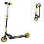 Kép 1/6 - XQmax összecsukható roller, gyerekeknek, 50 kg teherbírással, fekete-lime