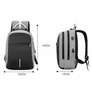 Kép 7/8 - Lopásálló vízálló laptop hátizsák USB porttal, 20L, 15,6"