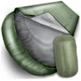 Kép 2/4 - Kapucnis turista hálózsák+paplan, meleg és könnyű, 75 - 210 cm, zöld